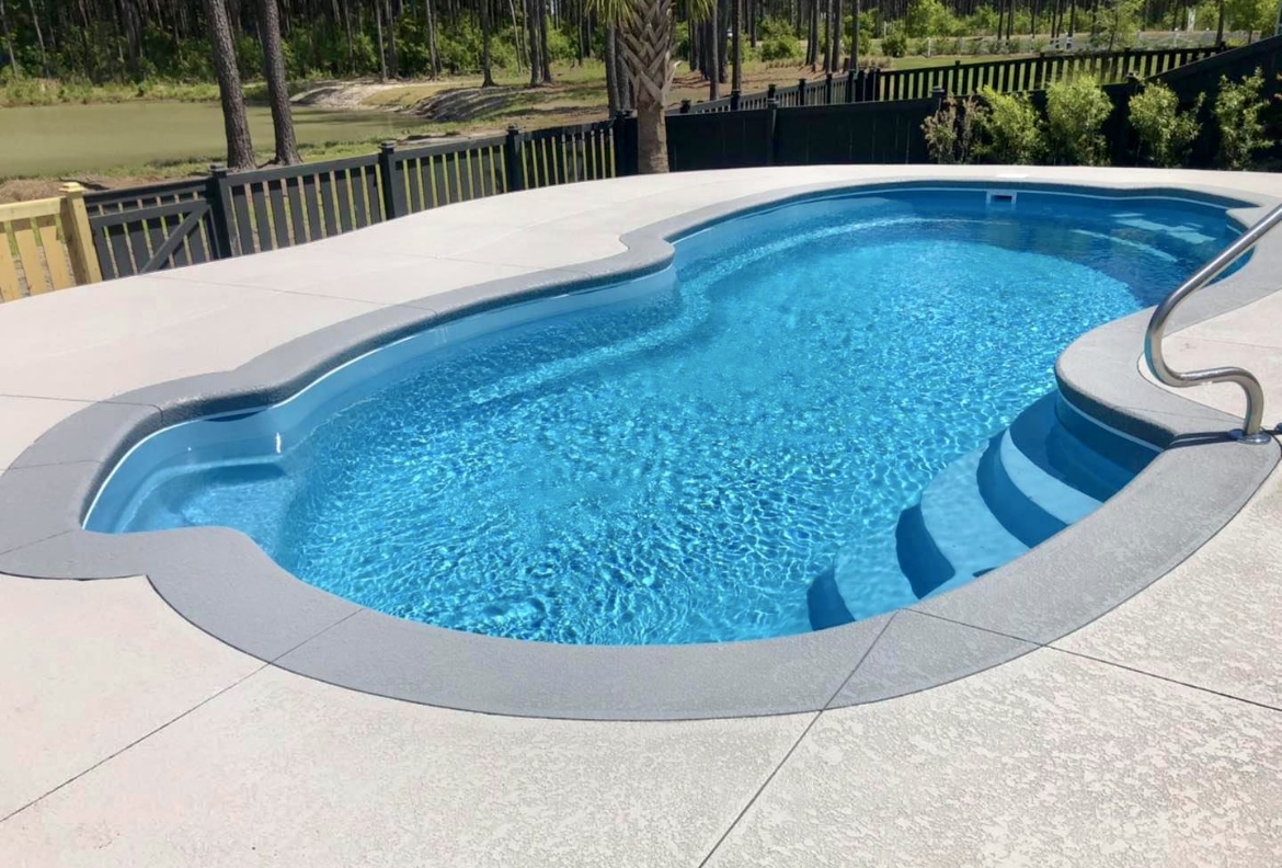 Costa Rica Fiberglass Pool by Rainforest Pools USA